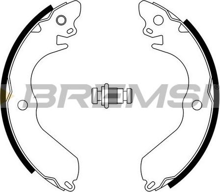 Bremsi GF0817 - Bremžu loku komplekts www.autospares.lv