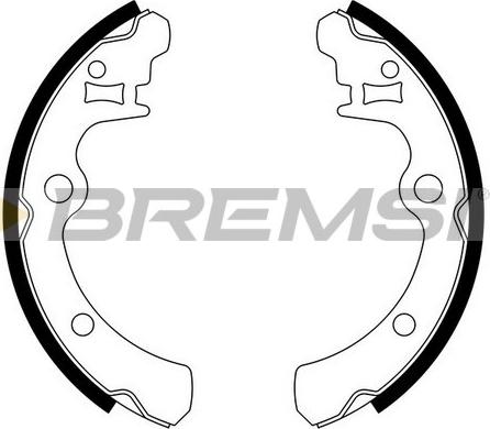 Bremsi GF0883 - Bremžu loku komplekts www.autospares.lv