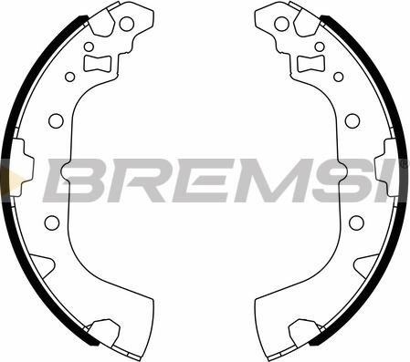 Bremsi GF0836 - Bremžu loku komplekts www.autospares.lv