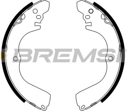 Bremsi GF0827 - Bremžu loku komplekts www.autospares.lv