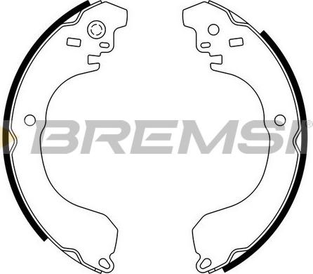 Bremsi GF0871 - Bremžu loku komplekts www.autospares.lv