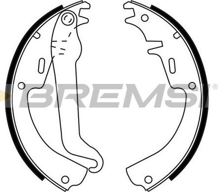 Bremsi GF0345 - Bremžu loku komplekts autospares.lv