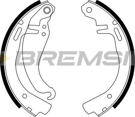 Bremsi GF0343 - Bremžu loku komplekts autospares.lv