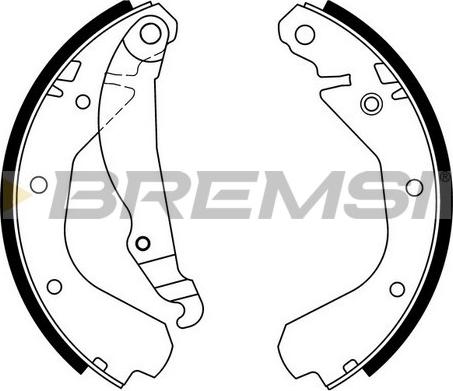 Bremsi GF0350 - Bremžu loku komplekts autospares.lv