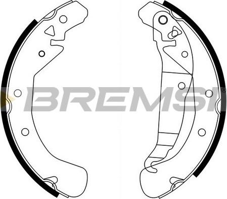 Bremsi GF0358 - Bremžu loku komplekts autospares.lv