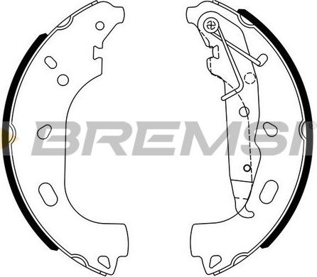 Bremsi GF0361 - Bremžu loku komplekts autospares.lv