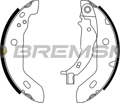 Bremsi GF0304 - Bremžu loku kompl., Stāvbremze www.autospares.lv