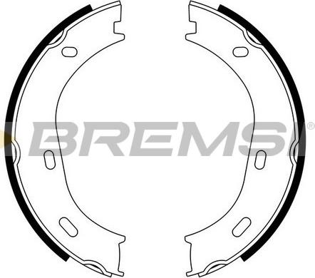 Bremsi GF0301 - Bremžu loku kompl., Stāvbremze autospares.lv