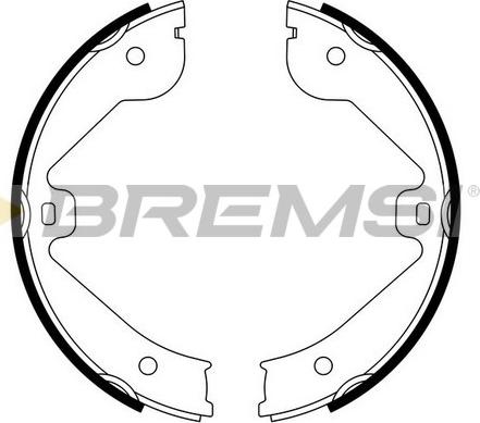 Bremsi GF0314 - Bremžu loku kompl., Stāvbremze www.autospares.lv