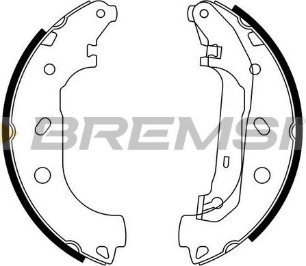 Bremsi GF0244 - Bremžu loku komplekts autospares.lv