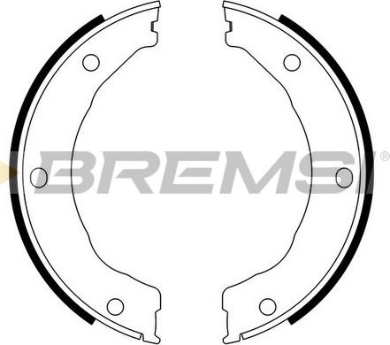 Bremsi GF0246 - Bremžu loku kompl., Stāvbremze autospares.lv