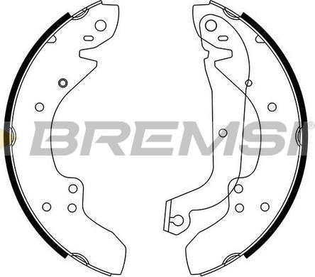 Bremsi GF0210 - Bremžu loku komplekts autospares.lv