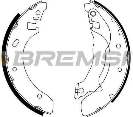 Bremsi GF0228 - Bremžu loku komplekts autospares.lv