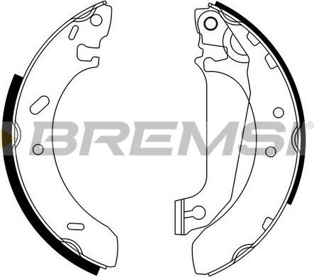 Bremsi GF0227 - Bremžu loku komplekts autospares.lv