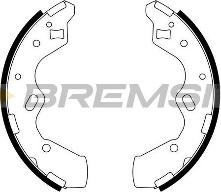 Bremsi GF0796 - Bremžu loku komplekts www.autospares.lv