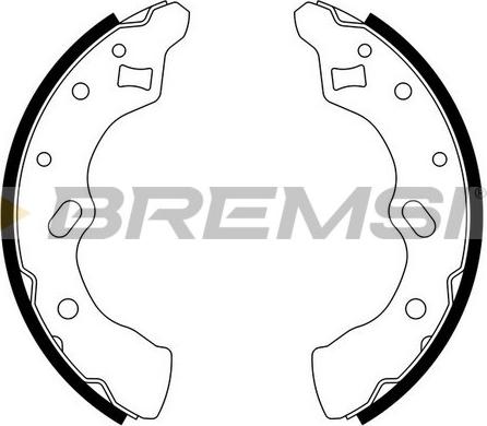 Bremsi GF0790 - Bremžu loku komplekts www.autospares.lv