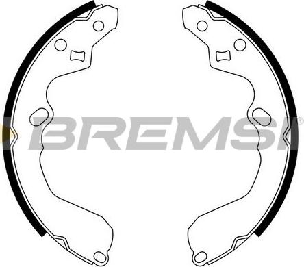 Bremsi GF0791 - Bremžu loku komplekts www.autospares.lv