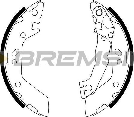 Bremsi GF0740 - Bremžu loku komplekts www.autospares.lv