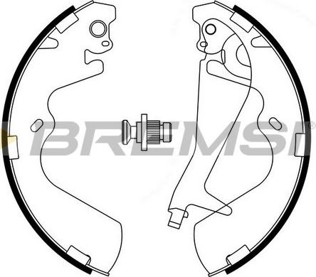 Bremsi GF0743 - Bremžu loku komplekts autospares.lv