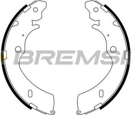 Bremsi GF0756 - Bremžu loku komplekts www.autospares.lv