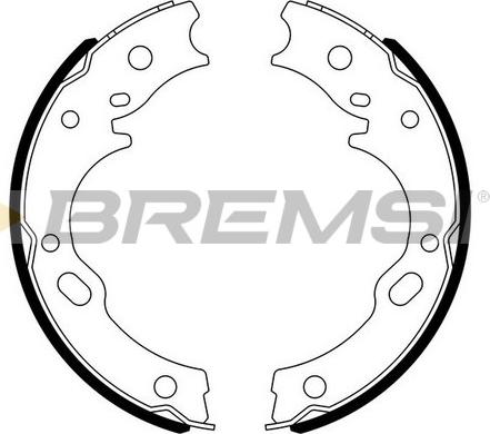 Bremsi GF0752 - Bremžu loku kompl., Stāvbremze www.autospares.lv