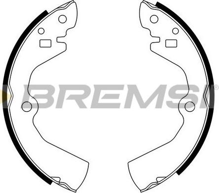 Bremsi GF0734 - Bremžu loku komplekts autospares.lv