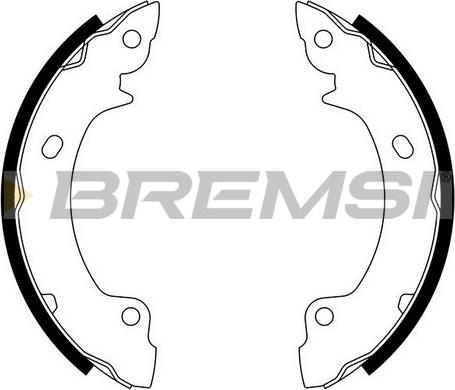 Bremsi GF0731 - Bremžu loku komplekts www.autospares.lv