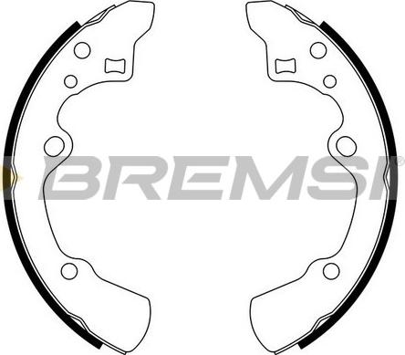 Bremsi GF0779 - Bremžu loku komplekts www.autospares.lv