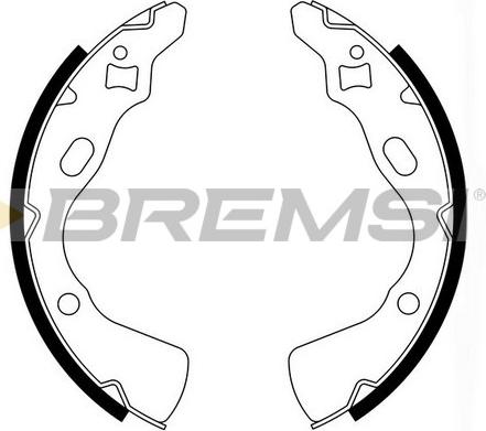 Bremsi GF0770 - Bremžu loku komplekts www.autospares.lv