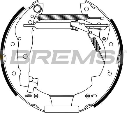 Bremsi GK0097 - Bremžu loku komplekts autospares.lv