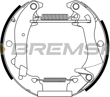 Bremsi GK0017 - Bremžu loku komplekts www.autospares.lv