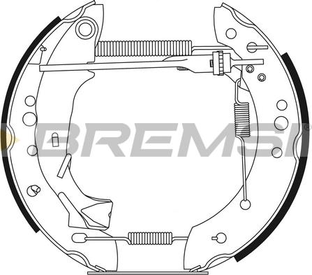 Bremsi GK0197 - Bremžu loku komplekts autospares.lv