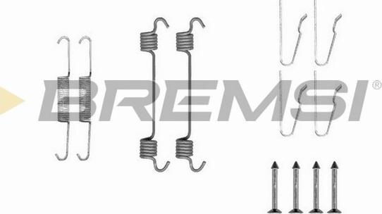 Bremsi SK0808 - Piederumu komplekts, Bremžu loki www.autospares.lv