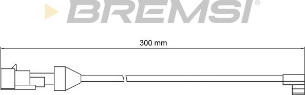 Bremsi WI0902 - Warning Contact, brake pad wear www.autospares.lv