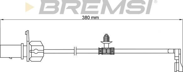 Bremsi WI0913 - Indikators, Bremžu uzliku nodilums www.autospares.lv