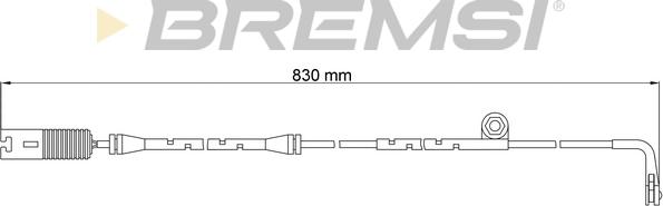 Bremsi WI0566 - Indikators, Bremžu uzliku nodilums autospares.lv