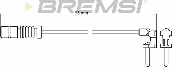 Bremsi WI0501 - Indikators, Bremžu uzliku nodilums www.autospares.lv