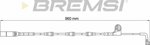 Bremsi WI0641 - Indikators, Bremžu uzliku nodilums www.autospares.lv