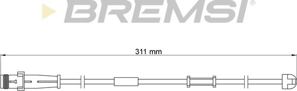 Bremsi WI0619 - Indikators, Bremžu uzliku nodilums autospares.lv