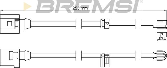 Bremsi WI0615 - Indikators, Bremžu uzliku nodilums autospares.lv