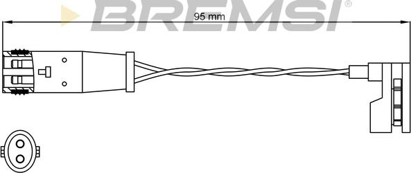 Bremsi WI0627 - Indikators, Bremžu uzliku nodilums autospares.lv