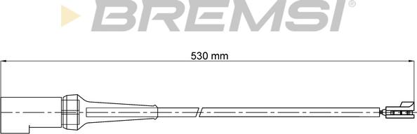 Bremsi WI0798 - Indikators, Bremžu uzliku nodilums autospares.lv