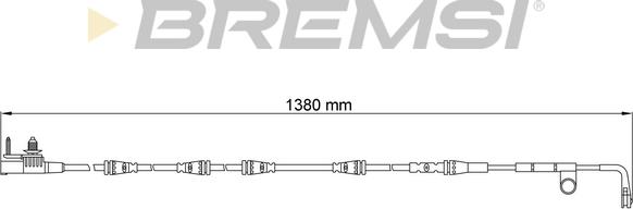 Bremsi WI0783 - Warning Contact, brake pad wear www.autospares.lv