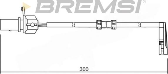 Bremsi WI0733 - Indikators, Bremžu uzliku nodilums www.autospares.lv