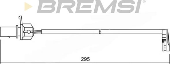 Bremsi WI0723 - Warning Contact, brake pad wear www.autospares.lv