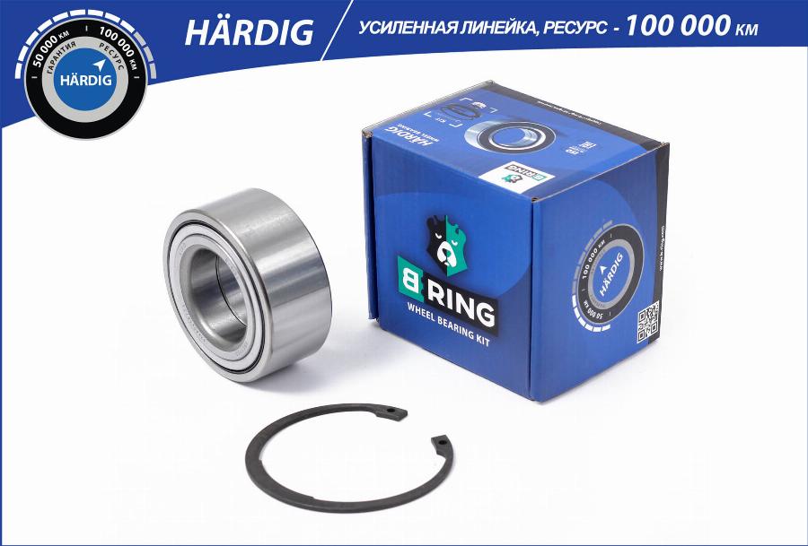 B-RING HBK1814 - Wheel hub, bearing Kit www.autospares.lv