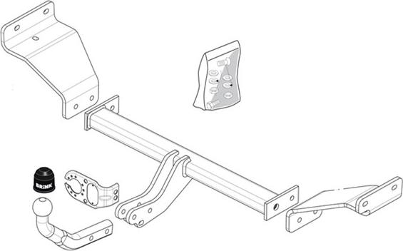 Brink 490800 - Piekabes aprīkojums www.autospares.lv