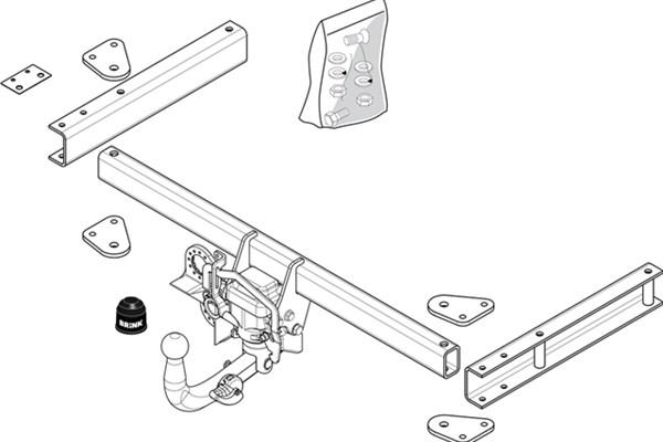 Brink 493200 - Trailer Hitch www.autospares.lv