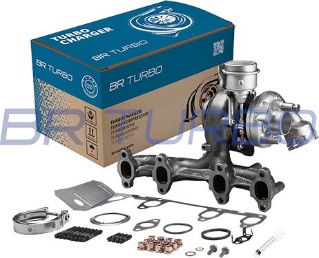 BR Turbo 54399880072RSM - Турбина, компрессор www.autospares.lv