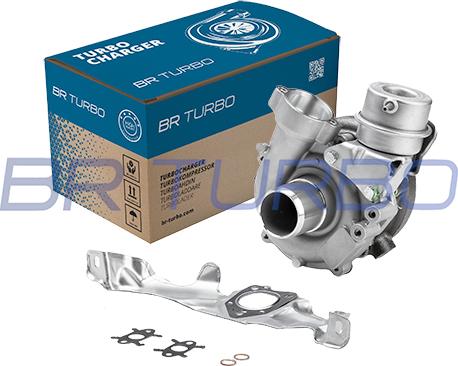 BR Turbo 54389880018RSG - Турбина, компрессор www.autospares.lv